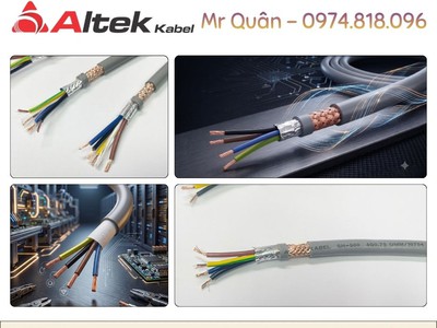 Altek Kabel: Cáp điều khiển 4 lõi mềm Rvv, Rvvp 2