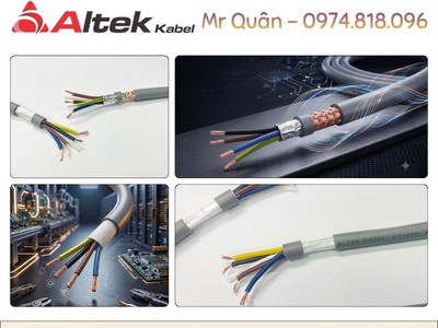 Altek Kabel: Cáp điều khiển 4 lõi mềm Rvv, Rvvp 3