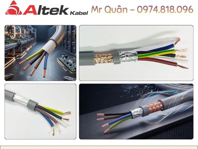 Altek Kabel: Cáp điều khiển 4 lõi mềm Rvv, Rvvp 5