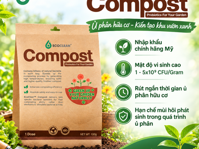EcoClean Compost - Men Vi Sinh Ủ Phân Hữu Cơ Tại Nhà 0
