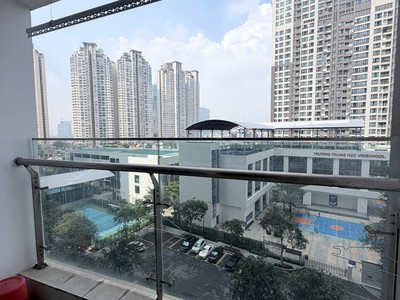 Cho thuê căn hộ vinhomes central park   2pn   view trực diện vinschool   tầng thấp, giá 23 3