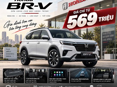 HONDA BR-V suv 7 chỗ giá đang cực tốt 0