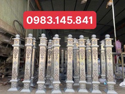 Trụ lan can sắt vuông 75 120 9