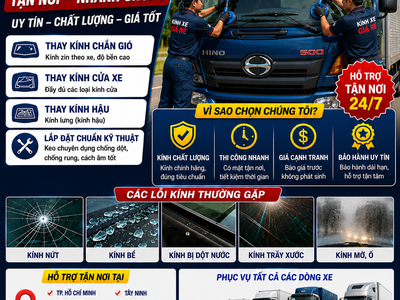 Kính xe hư hỏng, để chúng tôi lo 0