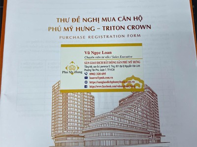 Cđt mở bán giở hàng đẹp nhất dự án triton crown 0