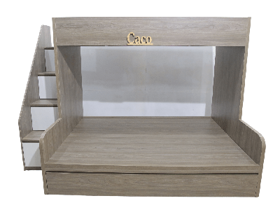 Giường 3 Tầng Gỗ MDF Hiện Đại, Đa Năng Cho Phòng Bé 1