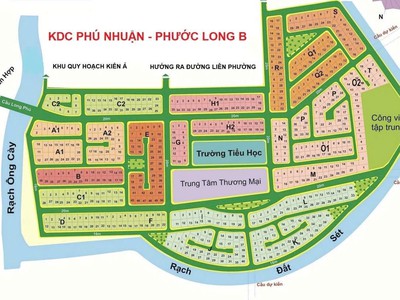 Bán đất biệt thự dự án phú nhuận p. phước long quận 9 giá rẻ 0