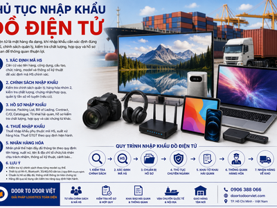 Thủ tục nhập khẩu đồ điện tử 0