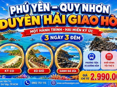 Quy Nhơn - Phú Yên - 3N3Đ 0