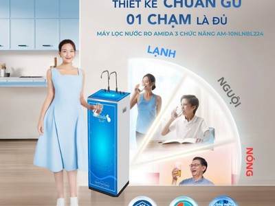 Máy lọc nước RO cao cấp Amida thế hệ mới tiết kiệm điện AM-10NLNB224 0