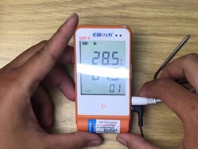 Nhiệt ẩm kế tự ghi elitech gsp 6 ghi 16000 điểm