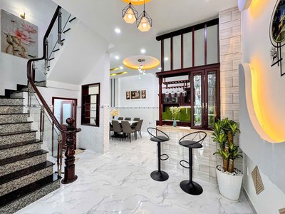 Biệt thự mini hẻm xe hơi 6m giáp Nguyễn Sơn Tân Phú 96m2 3 tầng full nội thất giá 8.9 ty 6