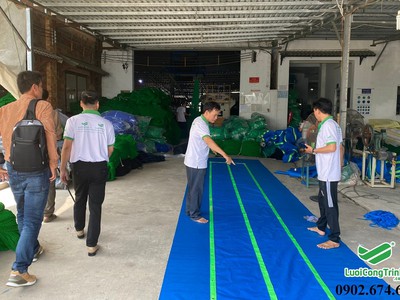 Lưới thành phẩm Lưới PVC Gangform - Lưới thành phẩm inlogo, lưới lan can, lưới rào an toàn 8