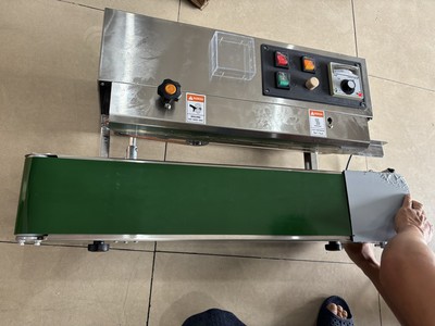 Máy hàn miệng túi liên tục FR900, máy ép bao nilong, máy hàn túi phân bón lá, máy ép bao bì FR900 3