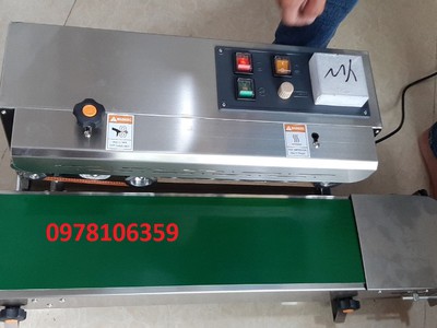 Máy hàn miệng túi liên tục FR900, máy ép bao nilong, máy hàn túi phân bón lá, máy ép bao bì FR900 1
