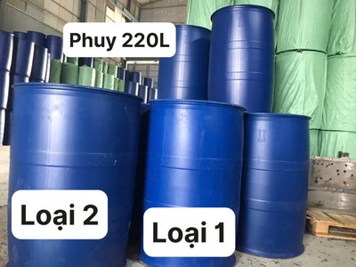Phuy nhựa 220L 1