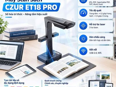 Máy scan sách Czur ET18 Pro 0