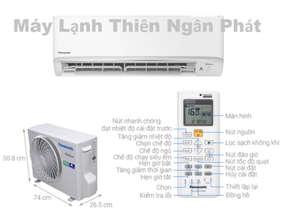 Máy Lạnh Treo Tường Panasonic Inverter 2 HP CU/CS-RU18CKH-8D 0