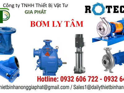 Phân phối bơm ly tâm Rotech Pumps tại Việt Nam 0
