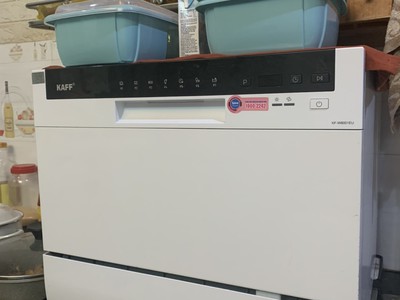 Máy Rửa Chén Kaff KF-W8001EU Nhỏ Gọn, Rửa Êm Chỉ 40db, Tiết Kiệm Nước Chỉ 6 Lít/Lần Rửa 8