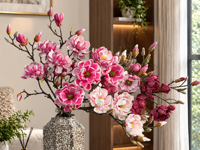 Một combo bình cắm hoa mộc lan Hai cách cắm, hai phong cách decor FULO 1