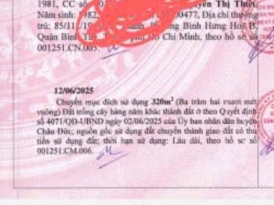 Đất đẹp bình giã châu đức khu vực cũ nay bình giã tphcm 3