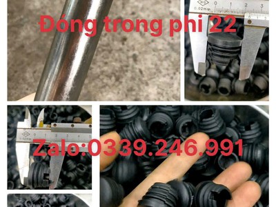 Đầu bịt ống sắt phi 22mm, bọc chân phi 22mm 1