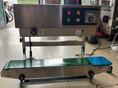Máy hàn túi cho túi có dịch nước, máy ép bao bì nilong, máy hàn túi chè thái, máy ép bao dạng đứng 2