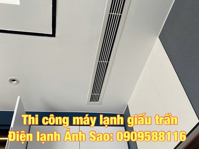 Lắp đặt máy lạnh giấu trần Daikin FBFC100 chuẩn kỹ thuật 0
