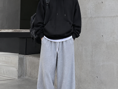 Quần Nỉ Dài Ống Rộng VERLIXA Item Mới Cho Phong Cách Streetwear Hiện Đại 1