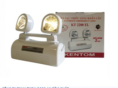 Đèn chiếu sáng sự cố Kentom KT-2200EL  Tem PCCC 2