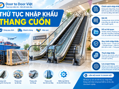 Thủ tục nhập khẩu thang cuốn 0
