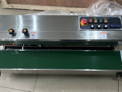 Máy hàn miệng túi liên tục, máy ép bao bì nilong, máy hàn túi PE liên tục 3