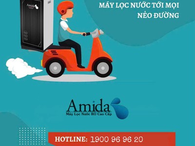 Máy lọc nước RO cao cấp Amida 2 vòi 3 chế độ tiết kiệm tiện lợi AM-10NLNB224 0
