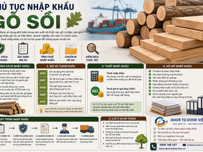 Thủ tục nhập khẩu gỗ sồi 0