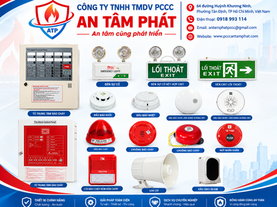 PCCC An Tâm Phát tư vấn thiết kế, cung cấp thiết bị, thi công lắp đặt, bảo trì và Hỗ trợ hồ sơ PCCC 0
