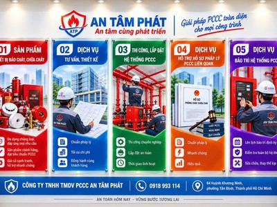 PCCC An Tâm Phát tư vấn thiết kế, cung cấp thiết bị, thi công lắp đặt, bảo trì và Hỗ trợ hồ sơ PCCC 1