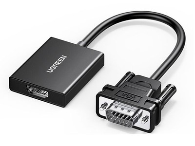 Cáp chuyển đổi vga sang hdmi   audio ugreen 50945   kết nối dễ dàng, hình ảnh sắc nét 0