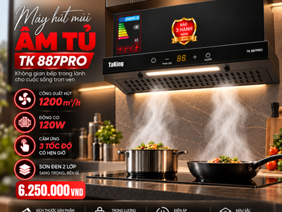 Máy hút mùi âm tủ TK 887PRO 0