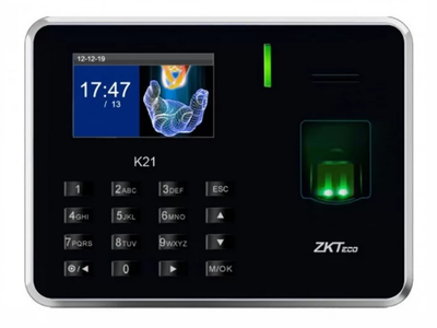 ZKTeco K21 Fingerprint Time Attendance System Efficient Workforce Management 0