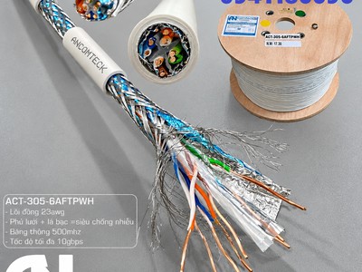 Annam Sẵn kho patch panel 24 cổng Cat6A FTP mã ACT-24S1U, ACT-S6A-001 chính hãng ANCOMTECK 14