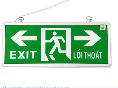 Đèn Exit Thoát Hiểm PCCC Thiết Bị Chỉ Dẫn An Toàn Cho Công Trình 0918993114 1