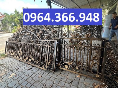 Lắp đặt hàng rào sắt mỹ thuật đồng bộ với cổng và lan can 0