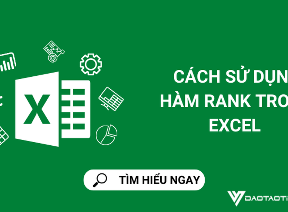S d ng h m rank trong excel x p h ng b n d ng ng c ch